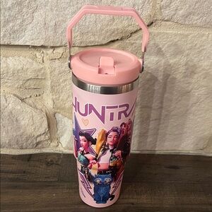 Hunter Pink Stainless Steel Water Bottle -Reposh